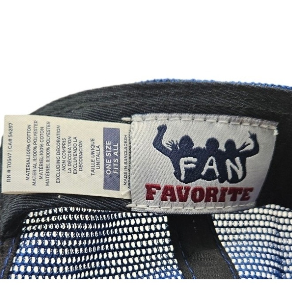 Buffalo Sabres Hat Blue Snap Back Cap Mens Adjustable Mesh Fan Favorite NHL‎ New - Picture 7 of 8